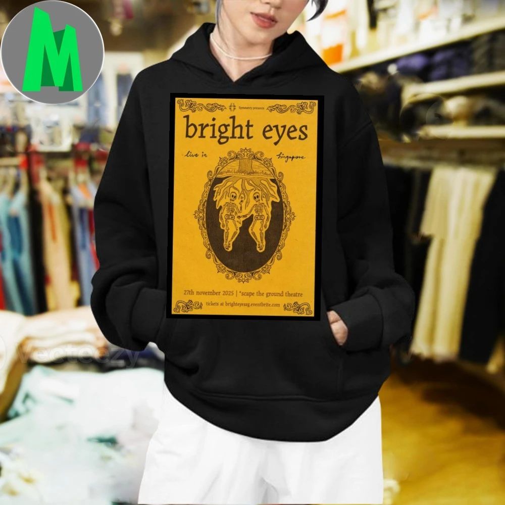 Bright Eyes Nov 27, 2025 SCAPE The Ground Theatre, Singapore Poster Shirt