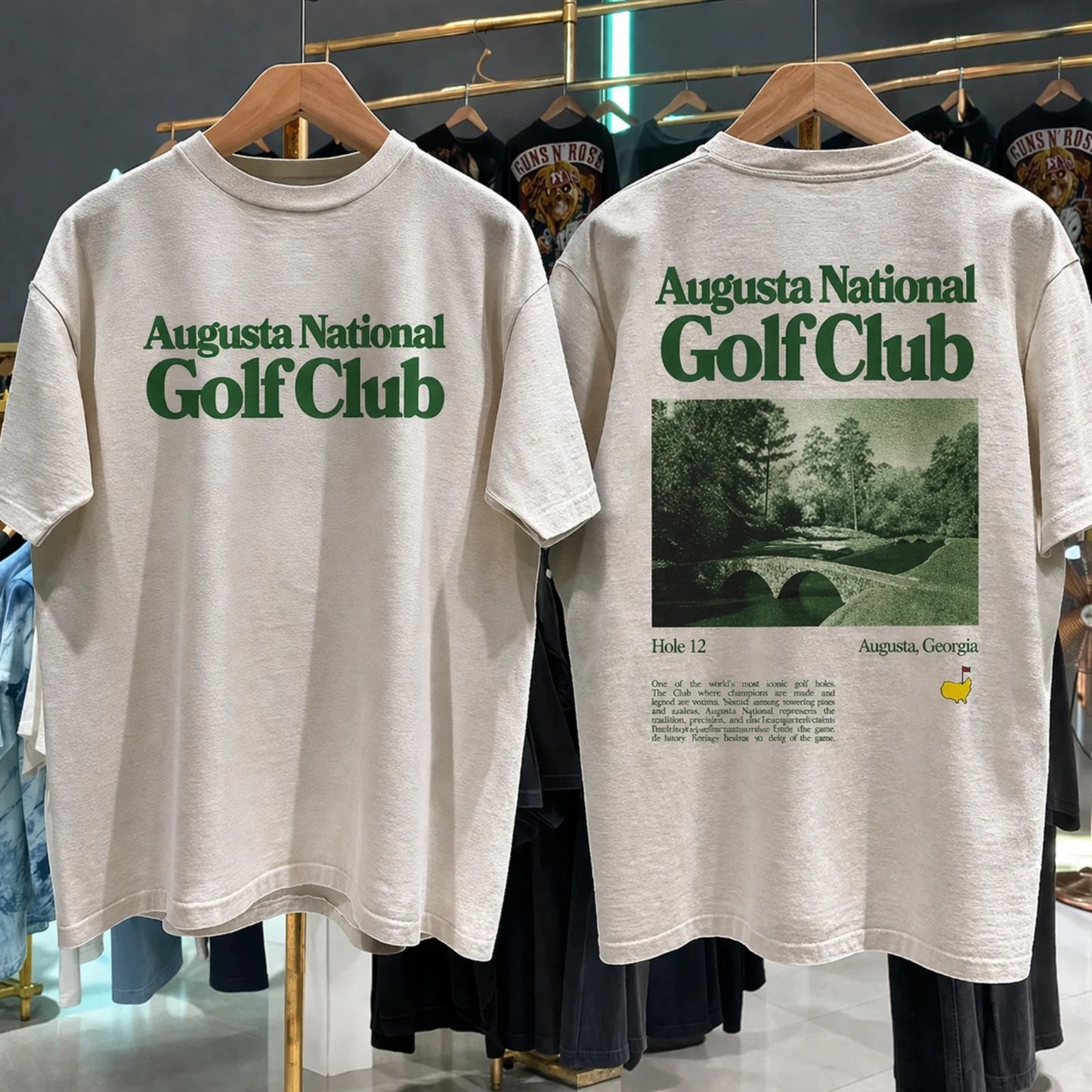 Augusta National Golf Tournamet 2026 Club Vintage Tee Graphic Shirt Unisex
