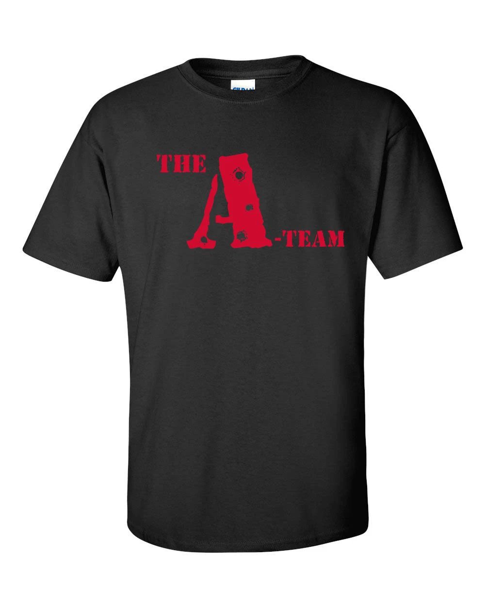 The A Team Retro TV Series Mr. T WORDS ONLY Men'sTee Shirt