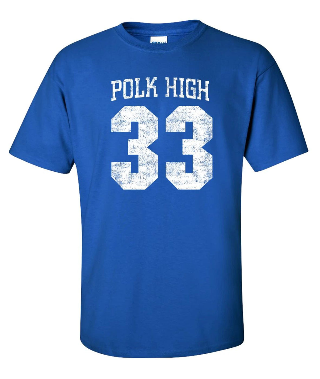 Polk High tee Al Bundy Married With Children Funny No Ma'am Football T-Shirt