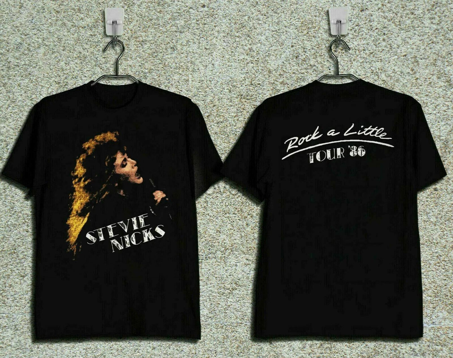Vintage T-shirt 1986 for Fan STEVIE NICKS-Double-Sided shirt