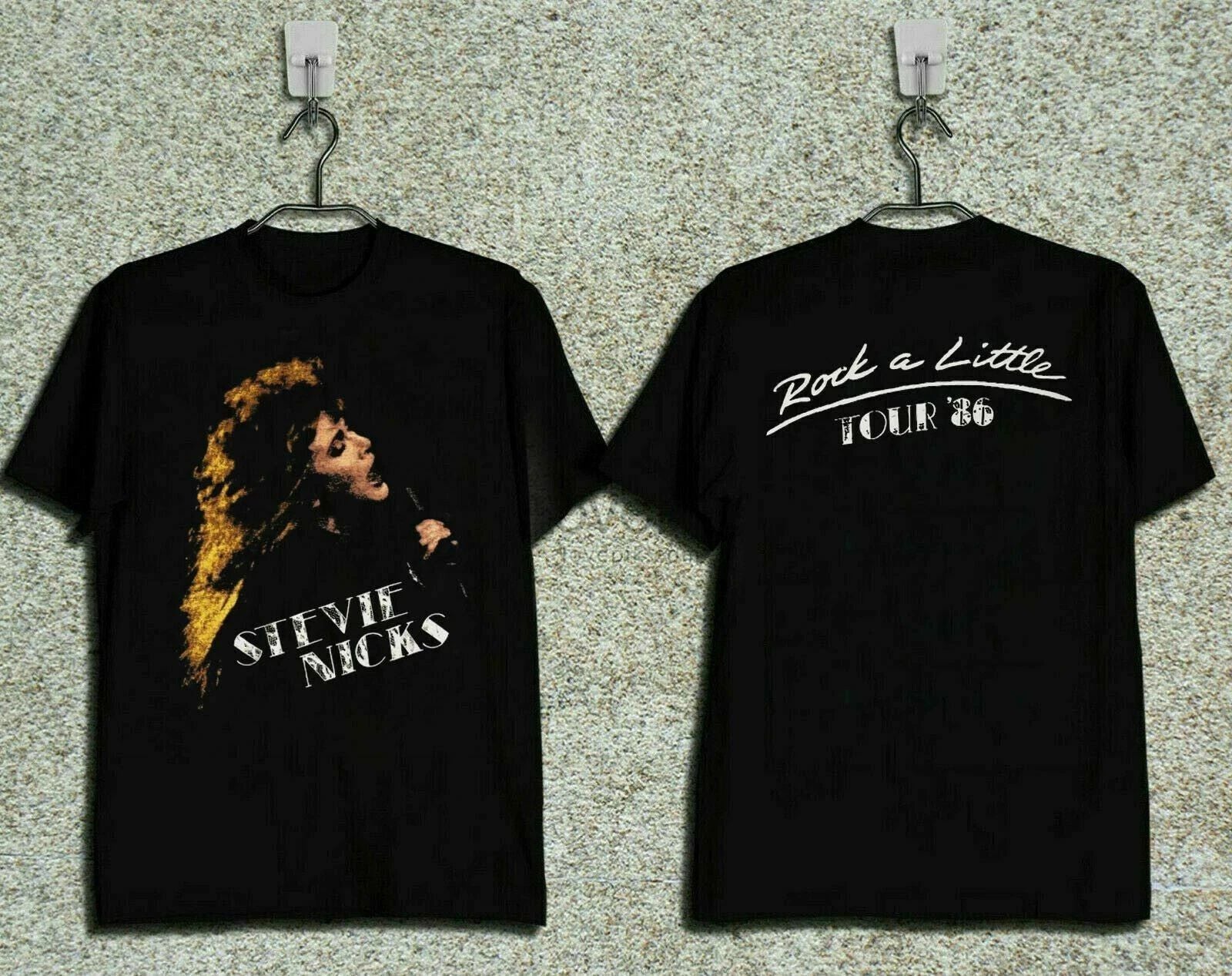 Vintage T-shirt 1986 for Fan STEVIE NICKS-Double-Sided shirt