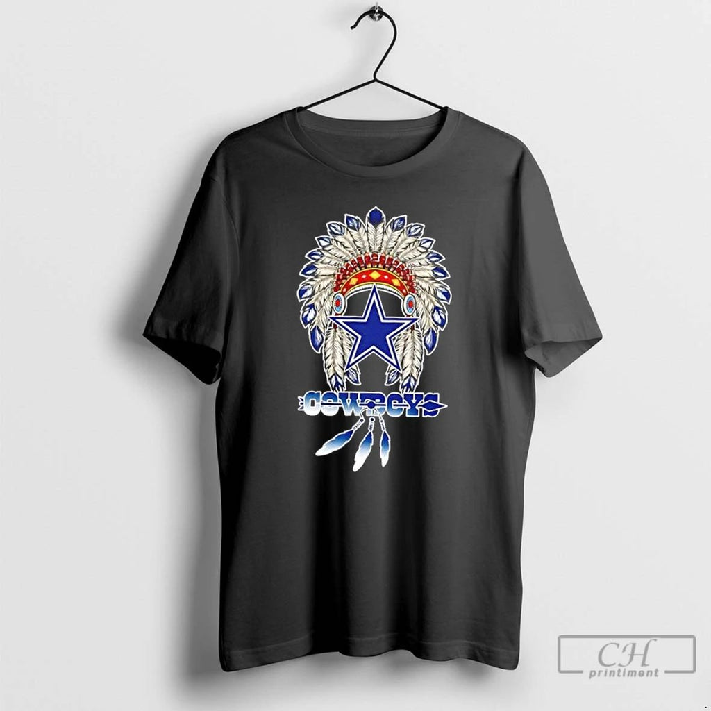 Premium Dallas Cowboys Football X Native American T Shirts