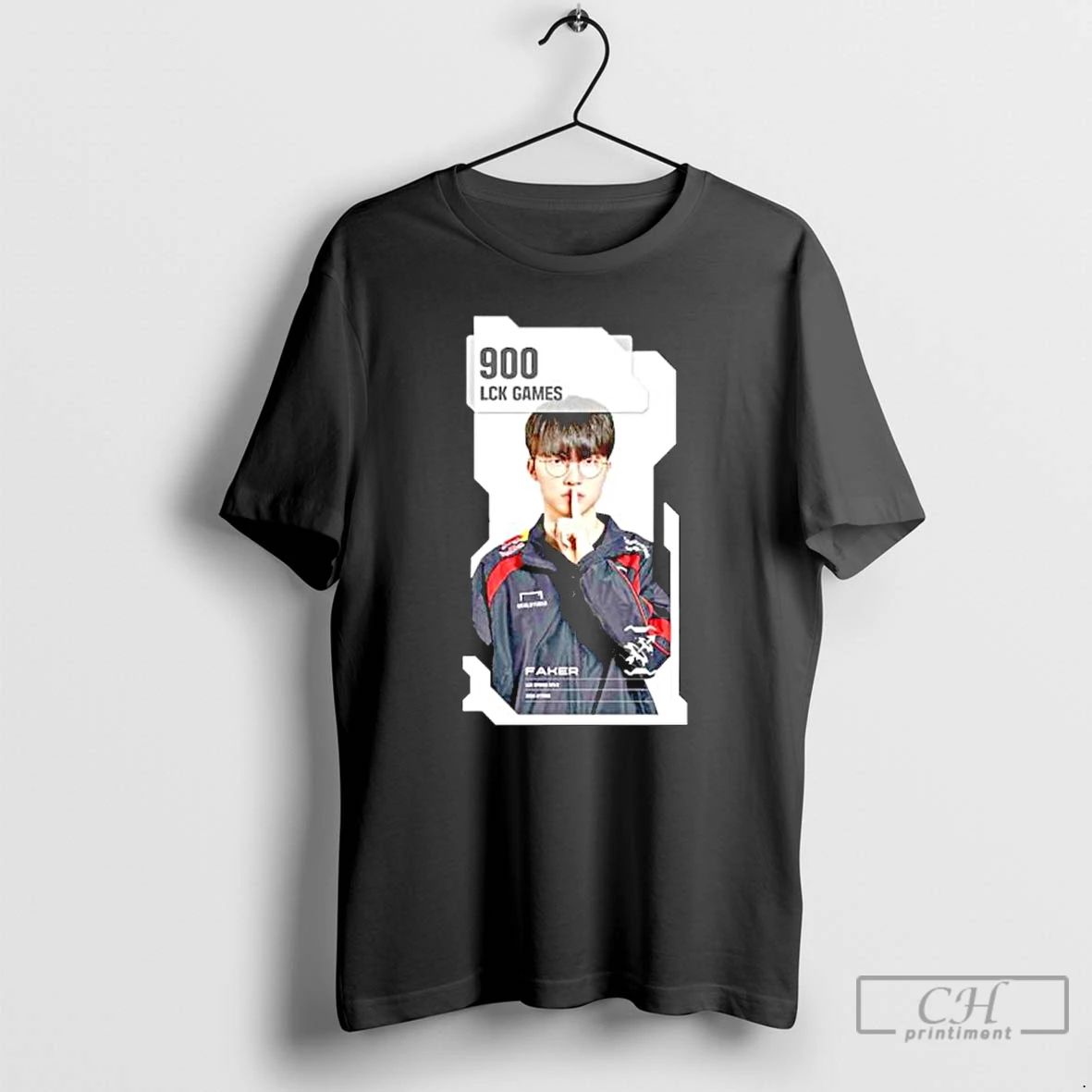 Premium The T1 Faker Close Up The Legend 900 Lck Games T Shirts