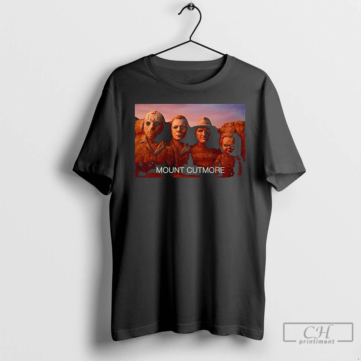 Classic Horror Movies Characters Mount Cutmore T Shirts