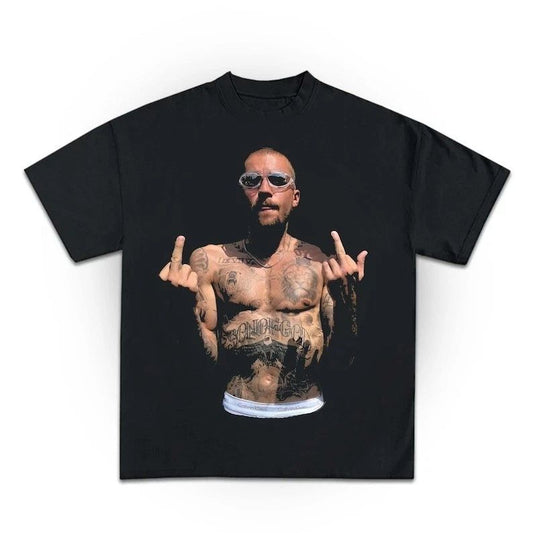 Justin Bieber SWAG T-Shirt Album Launch Exclusive, Middle Finger Fan Tee