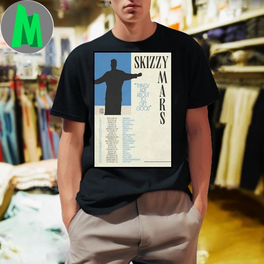 Skizzy Mars North American Tour 2026 Poster T-Shirt