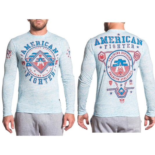 AMERICAN FIGHTER Men's T-Shirt L/S CURTIS Athletic MMA *