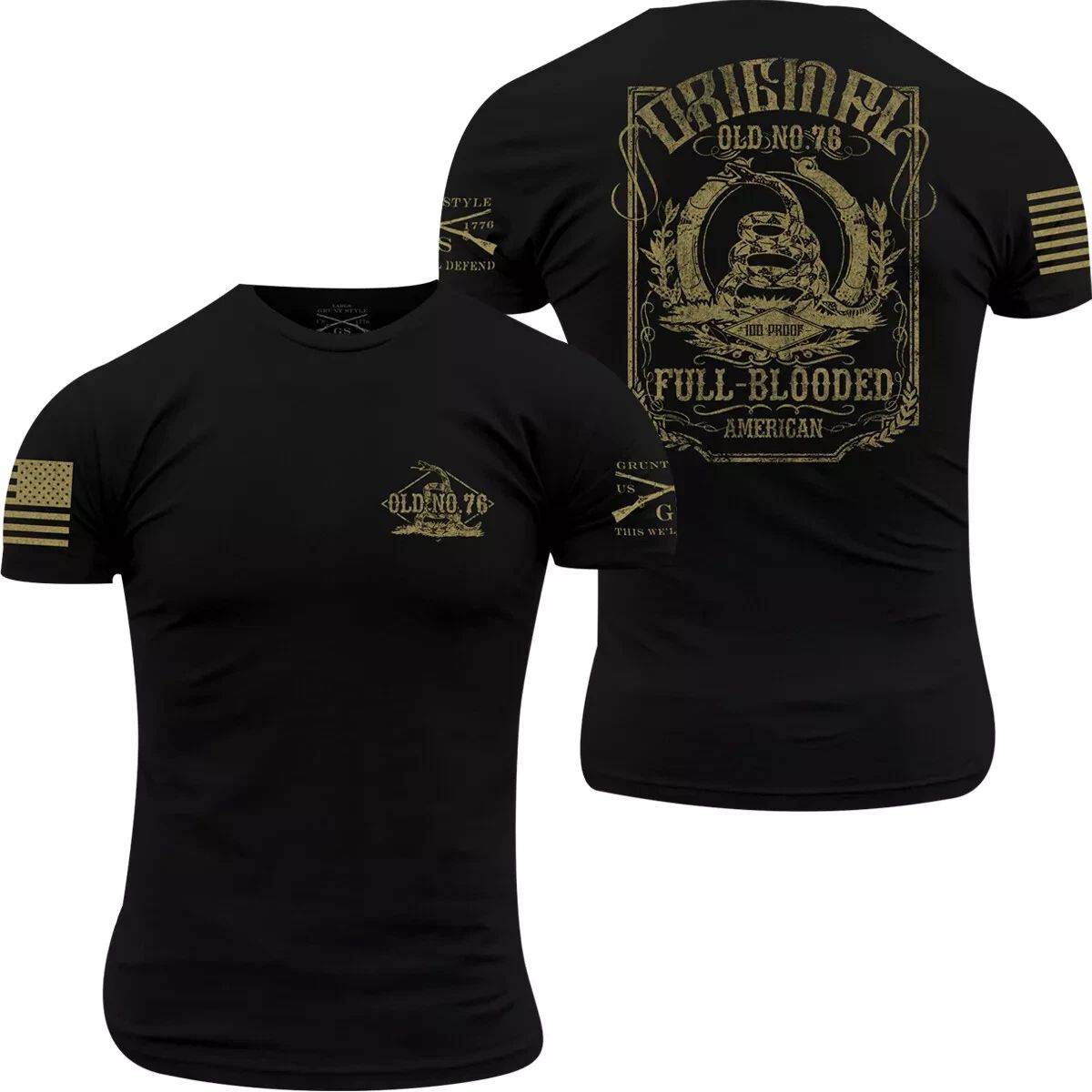 Material Grunt Style Old No. 76 T-Shirt Funny Gift for Friend All Size S-4XL