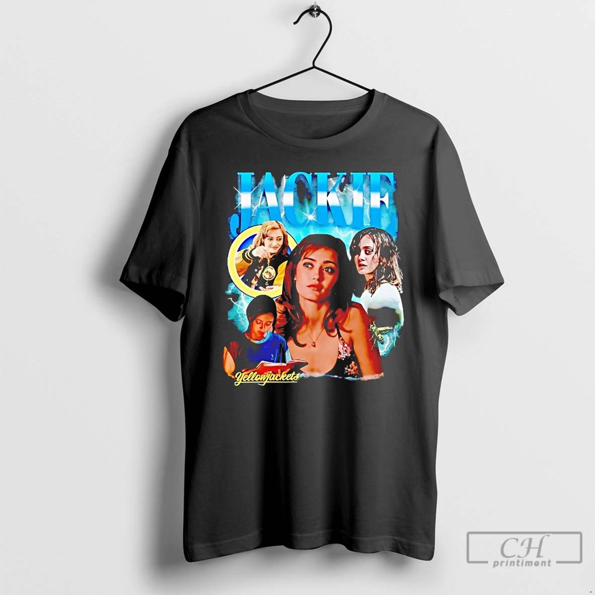 Classic Jackie Yellowjackets Tv Show Character Collage T Shirts