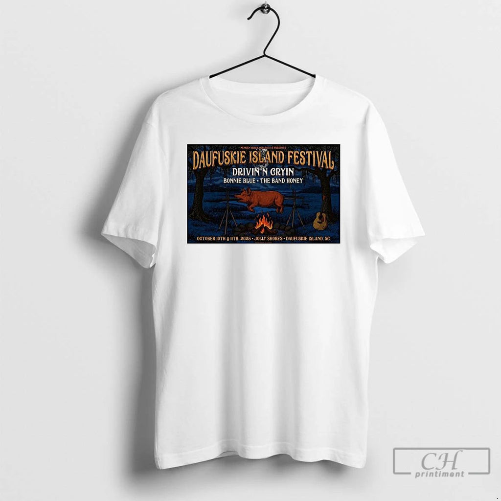 Classic Daufuskie Island Festival October 10 11 2025 Daufuskie Island Sc T Shirts