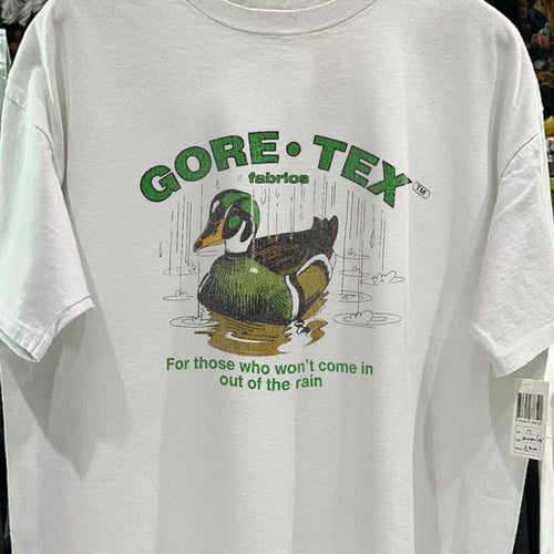 90s Gore-Tex Fabrics Faded T-Shirt White L