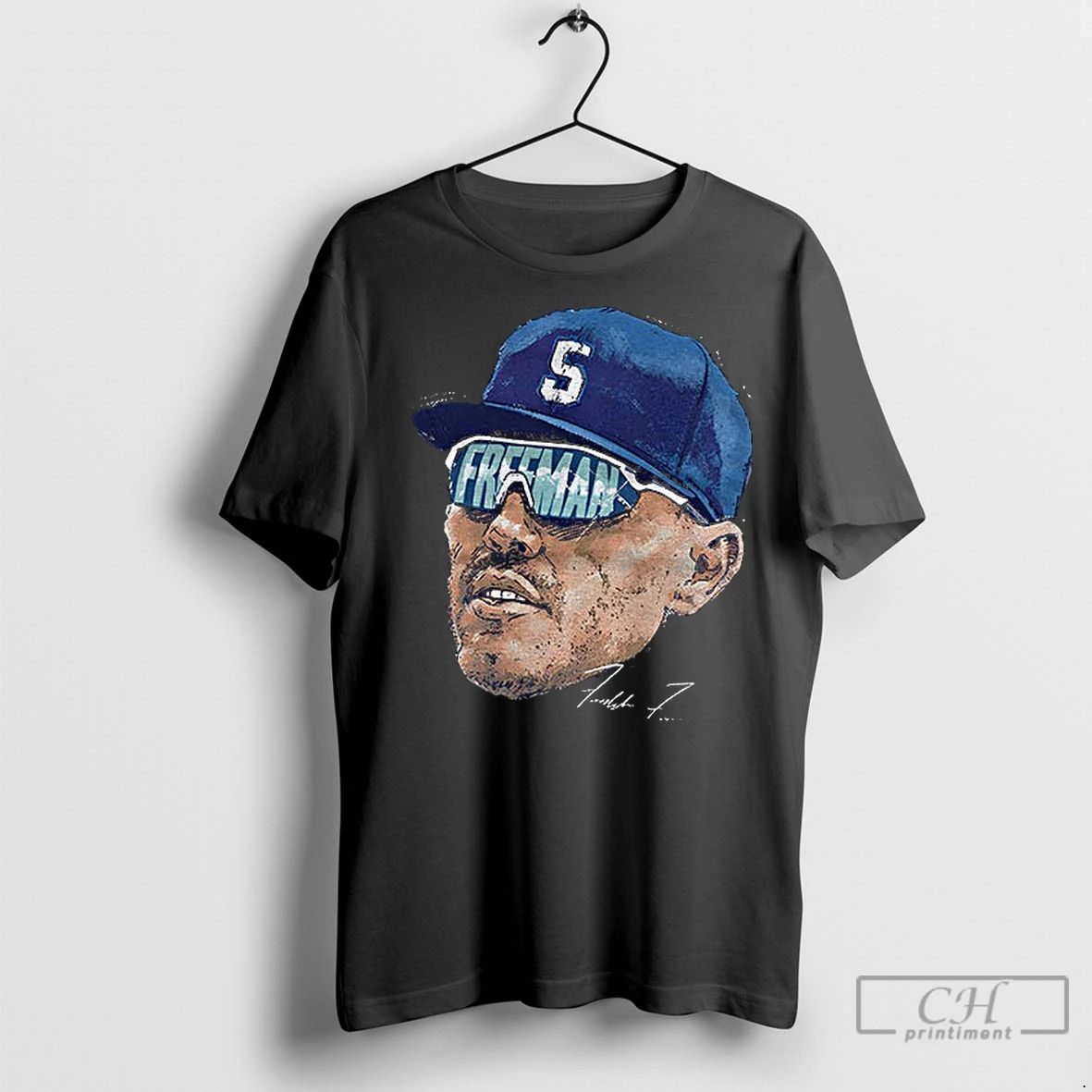 Classic Freddie Freeman Big Face Los Angeles Dodgers Mlb Baseball World Series 2025 Signature