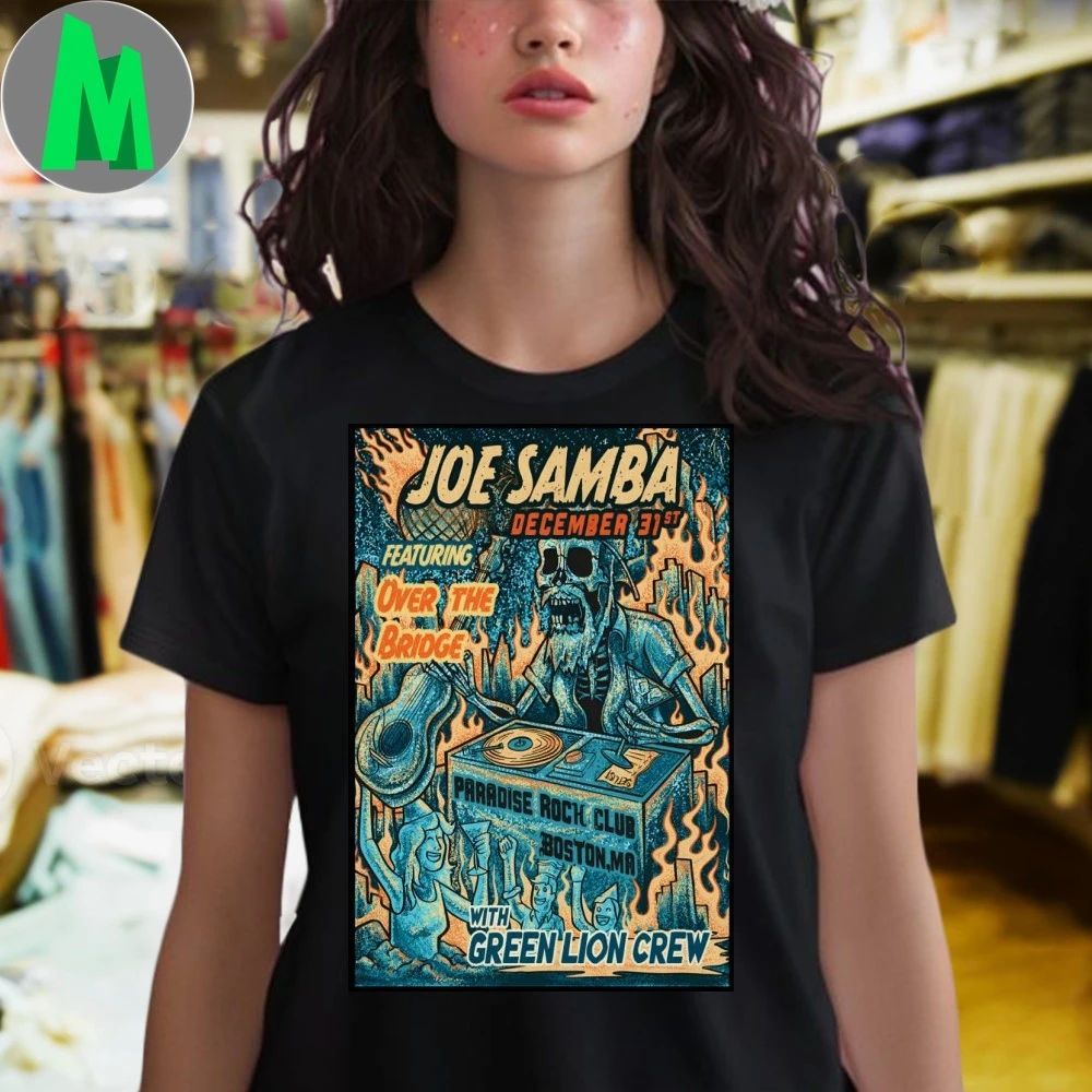 Joe Samba Paradise Rock Club In Boston MA Dec 31 2025 Poster Shirt