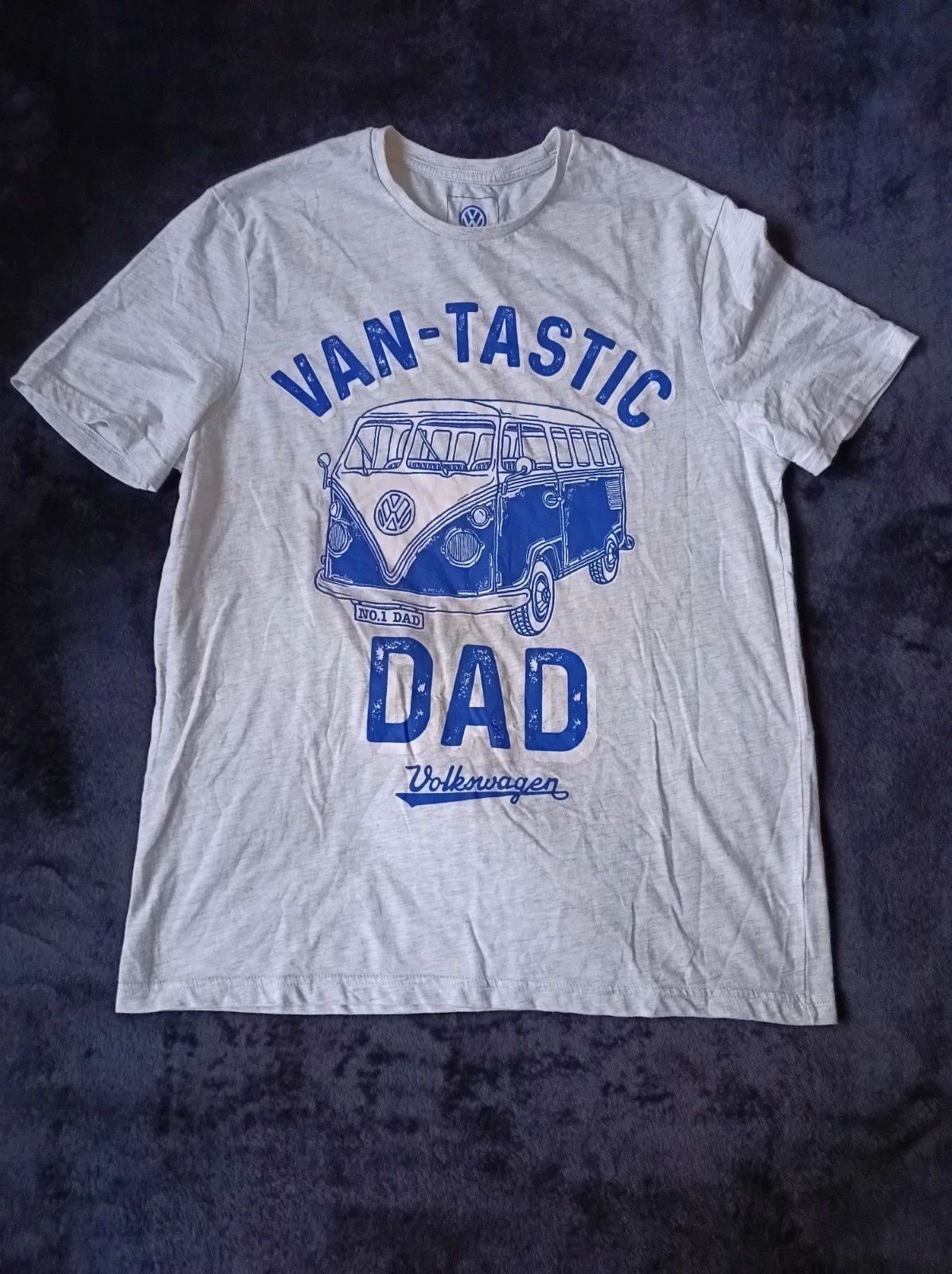 T-shirt Van-Tastic Dad T1 Transporter Size L 60% Coton 40% Poliester