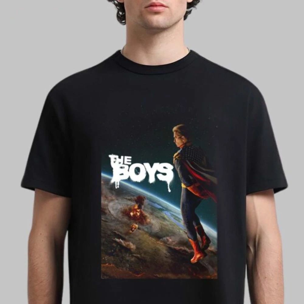 The Boys Season 5 Homelander Watching The World Destroyed T-Shirt Unisex S-3XL