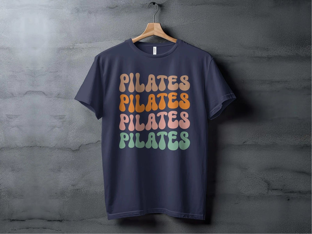 Pilates T-Shirt, Funny Yoga Workout Shirt, Gym Fitness Instructor Gift Tee