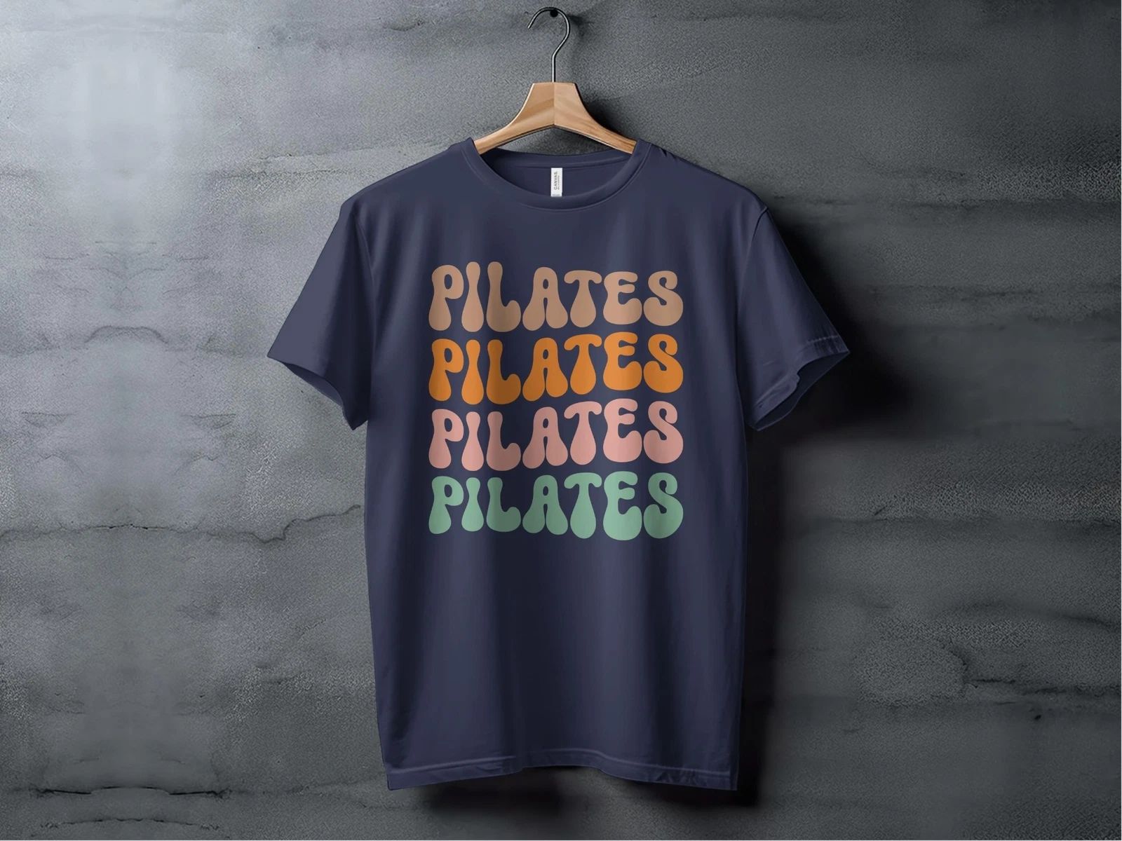 Pilates T-Shirt, Funny Yoga Workout Shirt, Gym Fitness Instructor Gift Tee