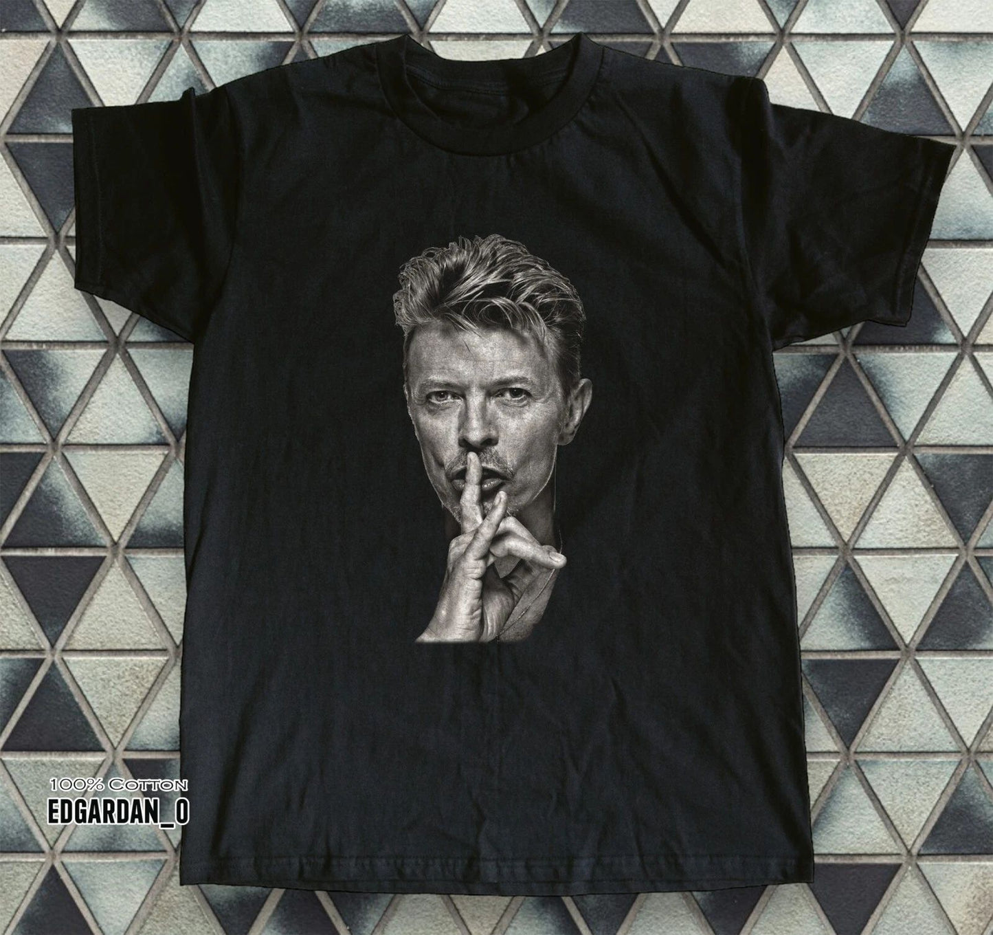 David Bowie Art Rock Black Unisex T-shirt Size S-5XL