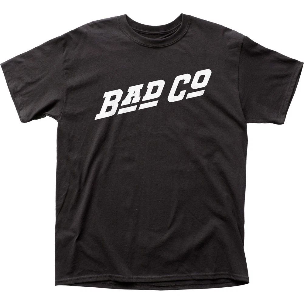 Bad Company Logo Mens T Shirt Music Classic Concert Rock Band Tee New Black