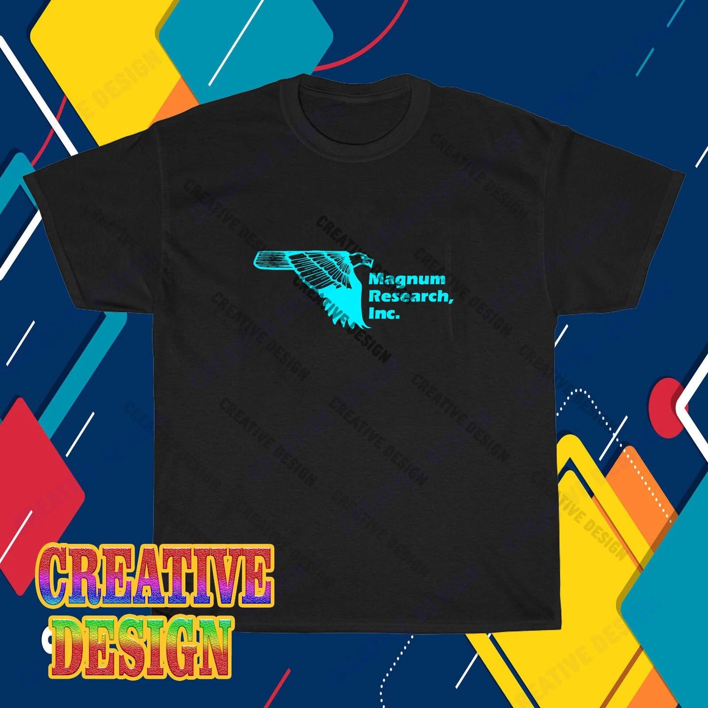 New Magnum Research Desert Eagle Logo T-Shirt Funny Size S to 5XL