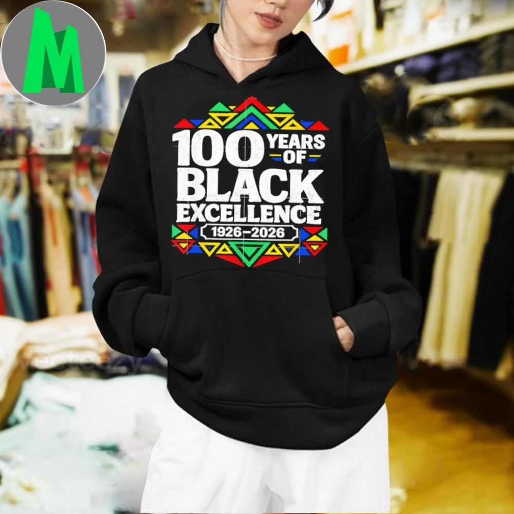 100 Years of Black Excellence Centennial Black History Month T-Shirt