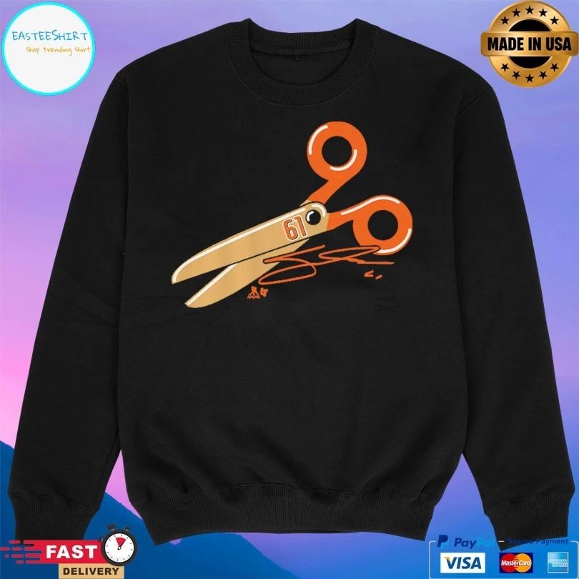 Anaheim Ducks Cutter Gauthier Scissors Signature T-shirt