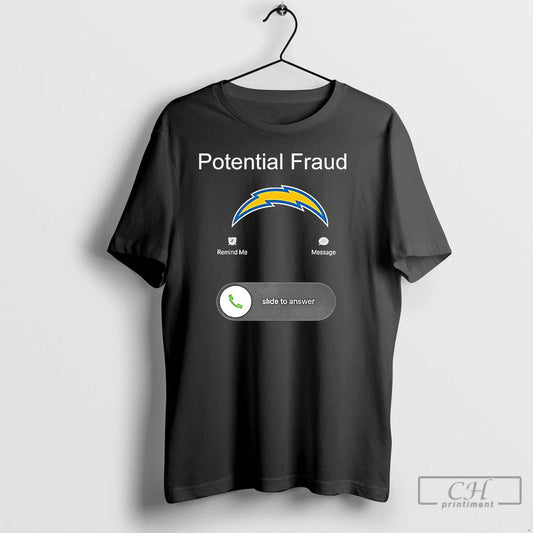 Classic Los Angeles Chargers Potential Fraud Call T Shirts