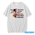 Santa Claus Snowman Too Old To Fight Too Slow To Run But I Can Still