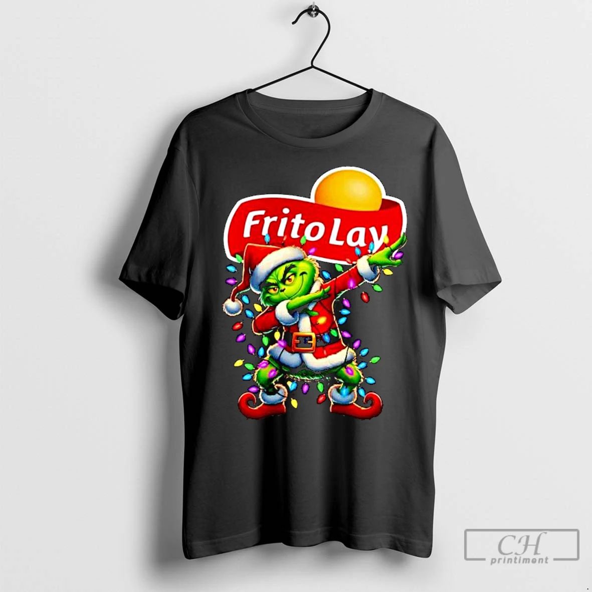 Classic Fritolay X Grinch Dabbing Merry Christmas Ornaments