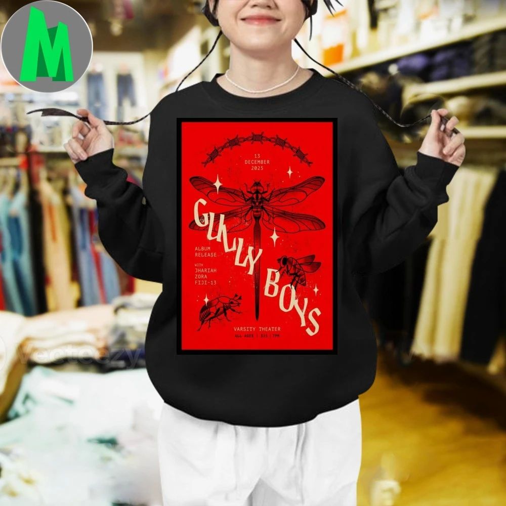 Tour 2025 Gully Boys Minneapolis, MN Poster Shirt