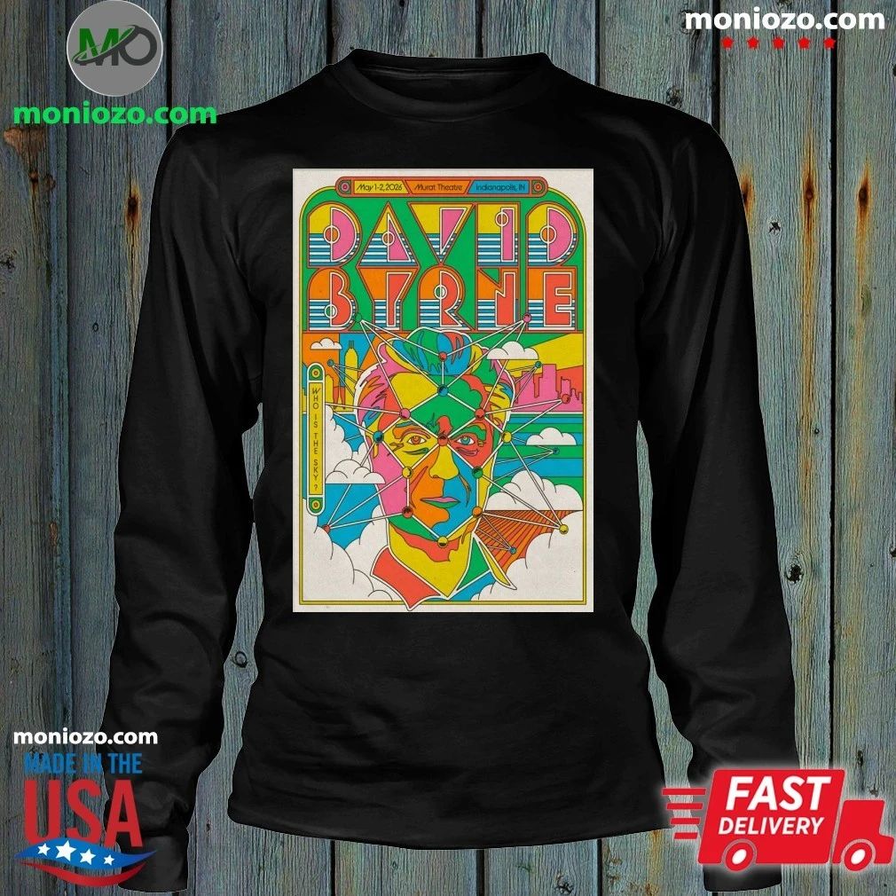 David Byrne May 1-2 2026 In Indianapolis IN Poster Shirt
