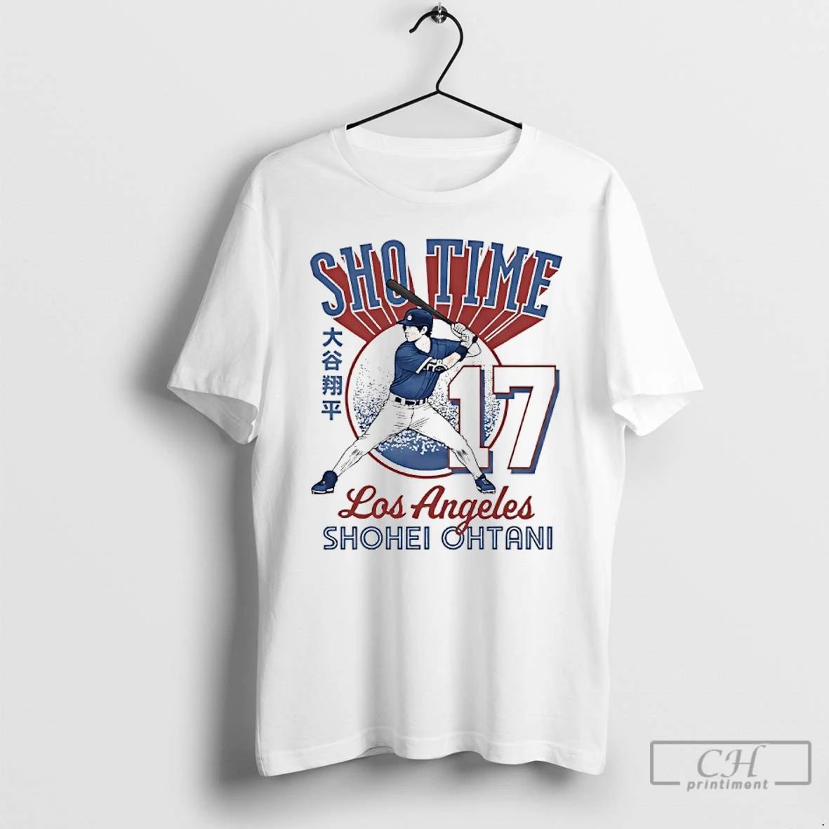 Classic Shohei Ohtani Sho Time Los Angeles Dodgers T Shirts