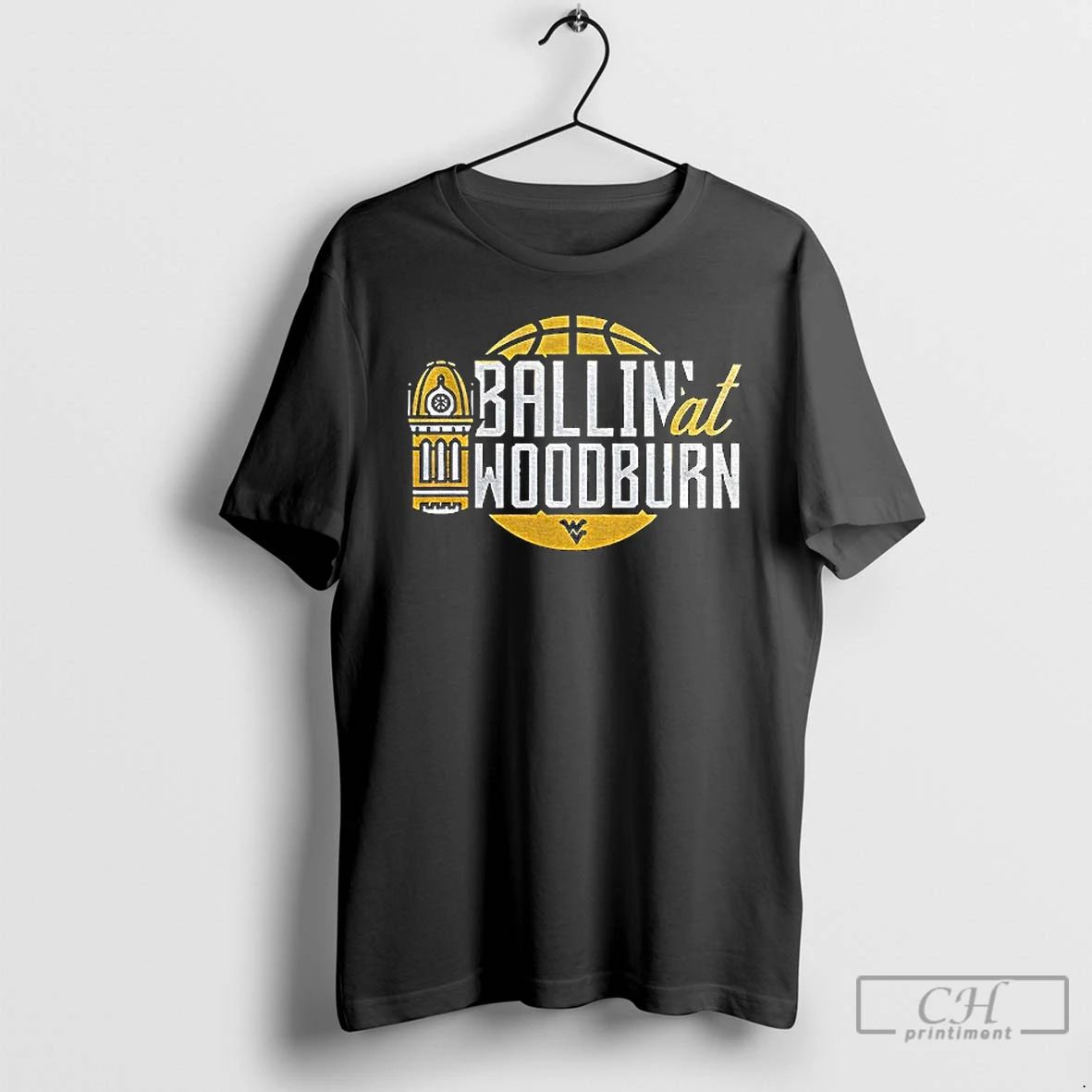 Classic West Virginia Mountaineers Ballin At Woodburn T Shirts