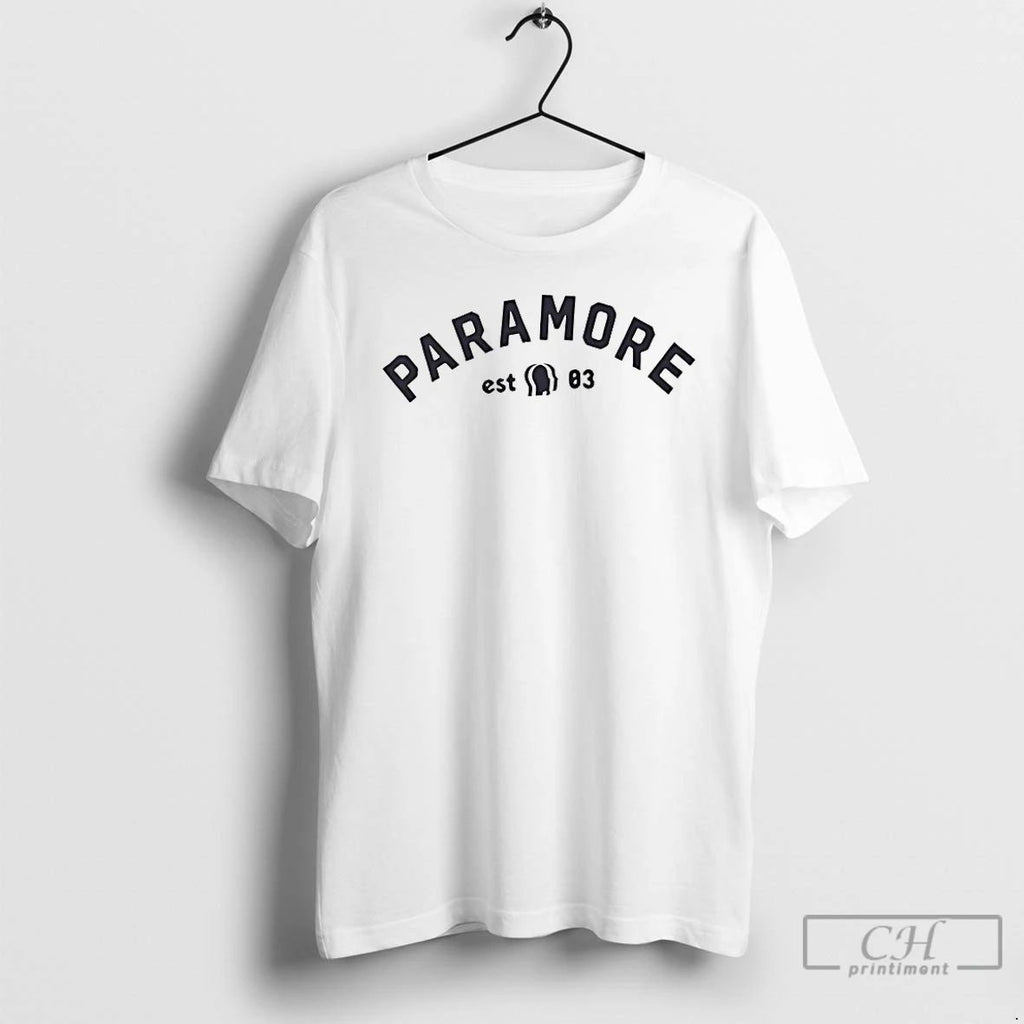 Classic Paramore Established Logo T Shirts