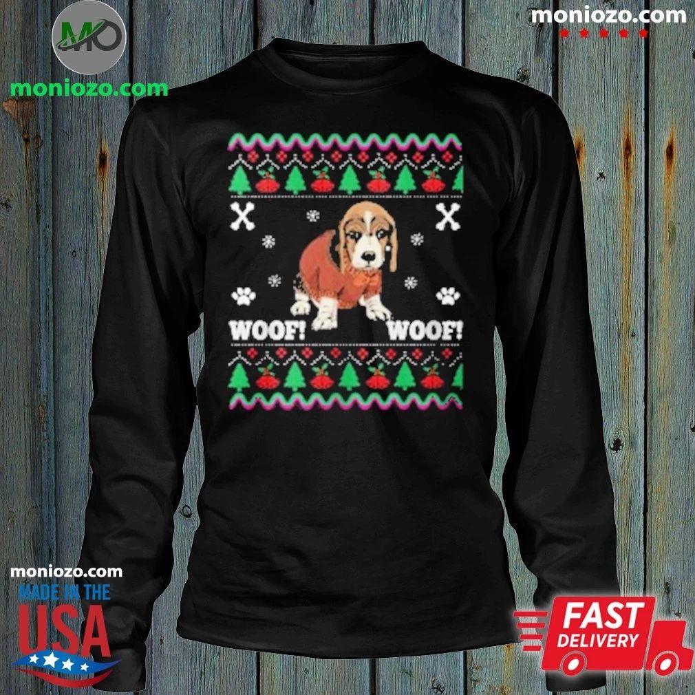 Original Dog Ugly Woof Beagle Baseball T-Shirt