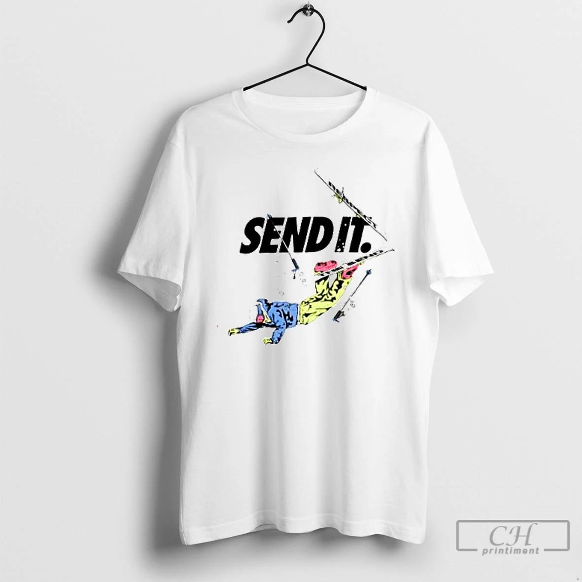 Premium Send It Skiing Classic T Shirts