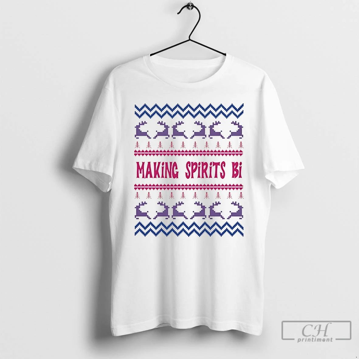 Premium Making Spirits Bi Christmas T Shirts