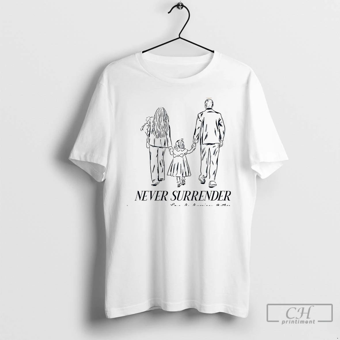 Classic Charlie Kirk Never Surrender Love An American Mother White T Shirts