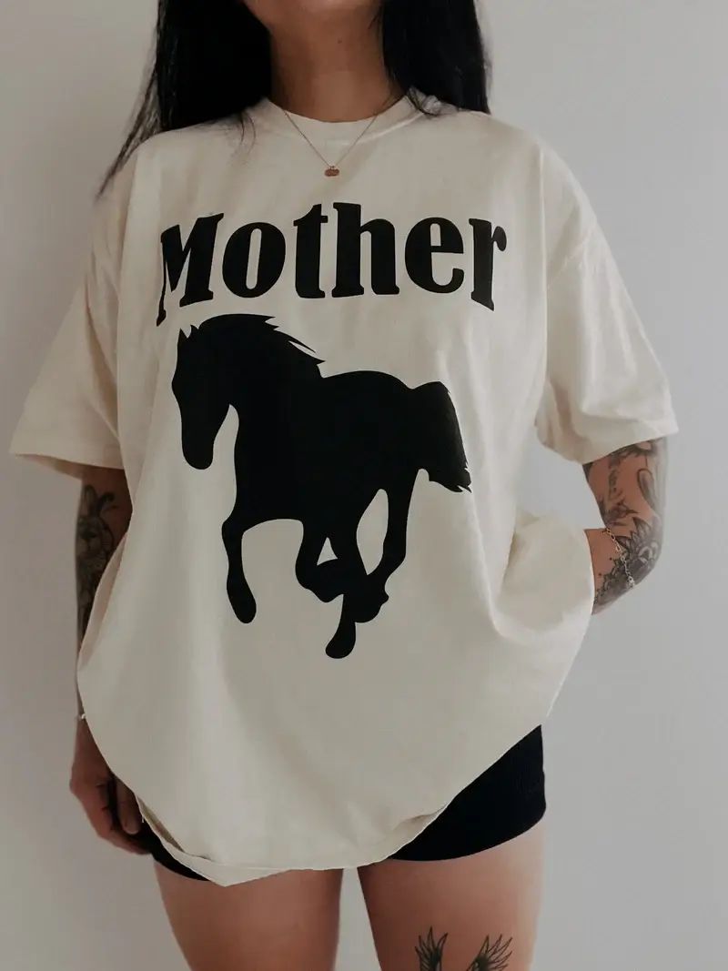 Mother Stallion Western Mom Graphic Tee - Ivory