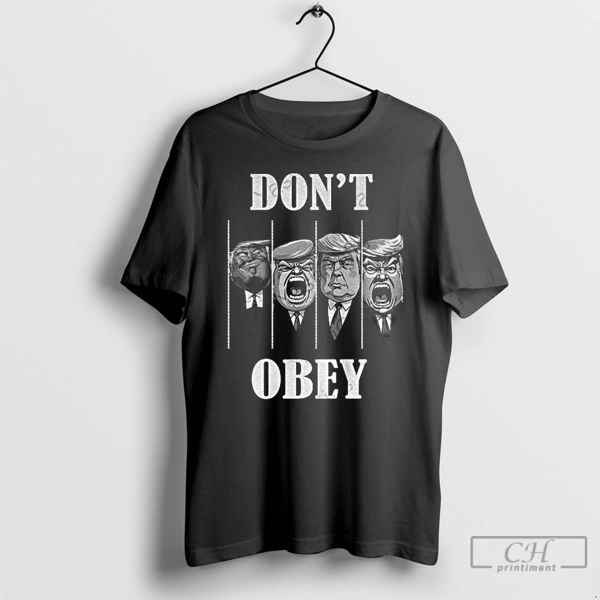 Classic Funny Donald Trump Dont Obey Frog Protest Anti Trump Political T Shirts