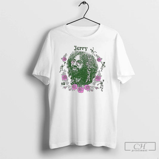 Classic Jerry Garcia Forever Portrait Skeleton Shirts