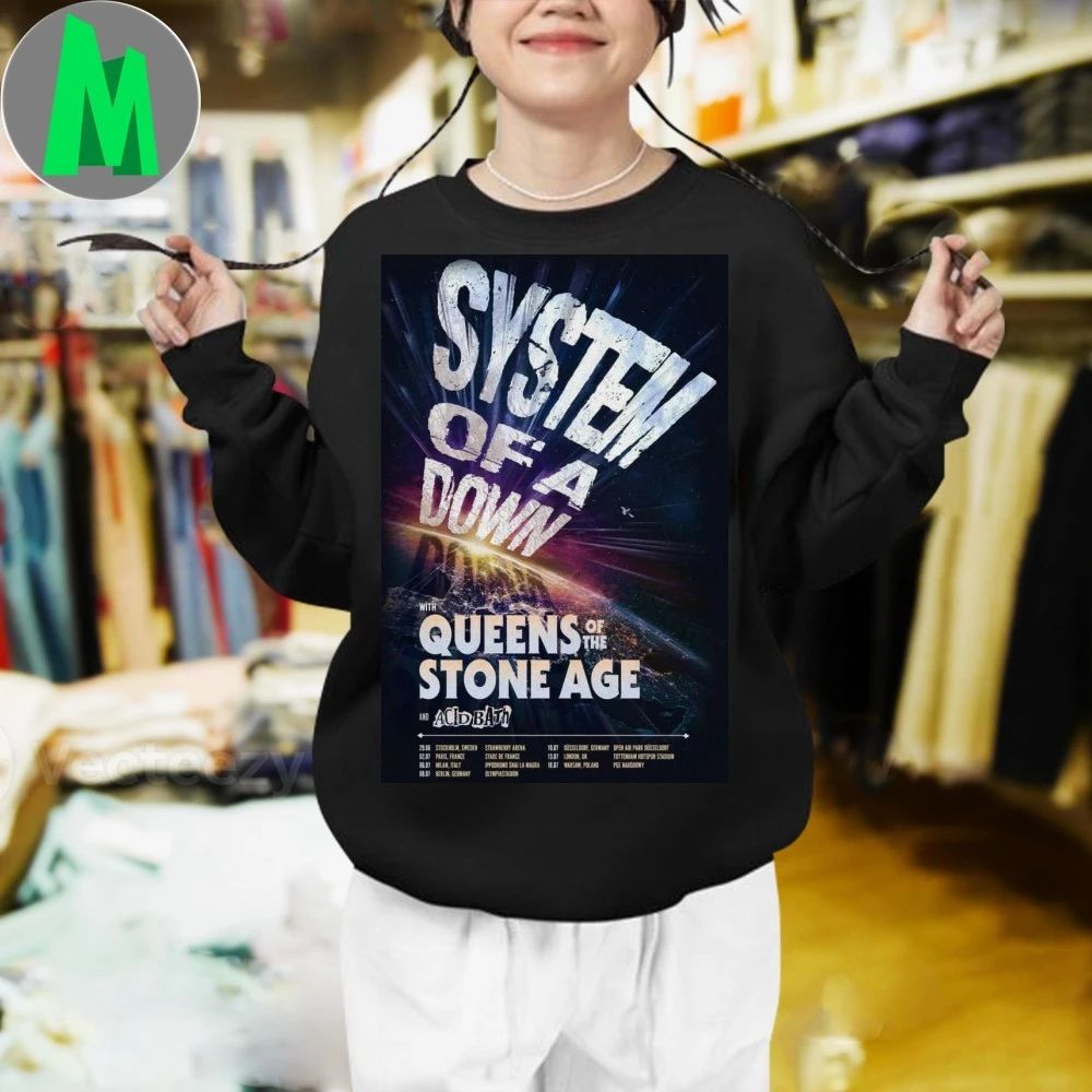 QOTSA And Acid Bath System Of A Down Poster Shirt