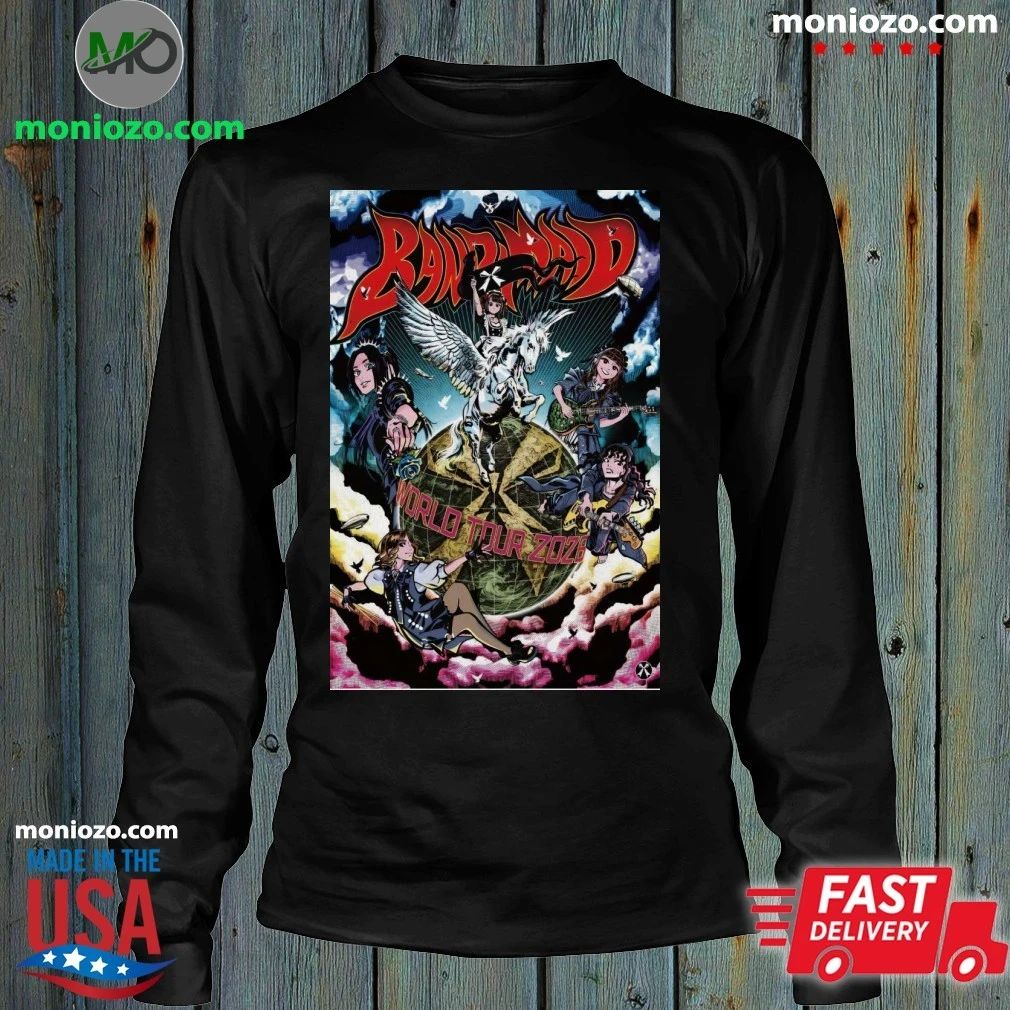 Band-Maid World Tour 2026 Poster Shirt – Best Gift for Music Fans