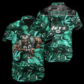 Personalized New York Jets Jungle Fury Hawaiian Shirt