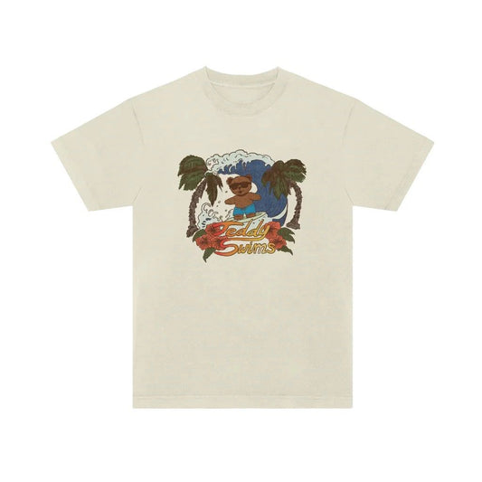 Teddy Swim Surf'S Up Teddy Unisex White T-Shirt All Size