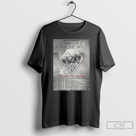Classic Harakiri For The Sky Exclusive 10th Anniversary Shows 2026 Long Sleve T Shirts