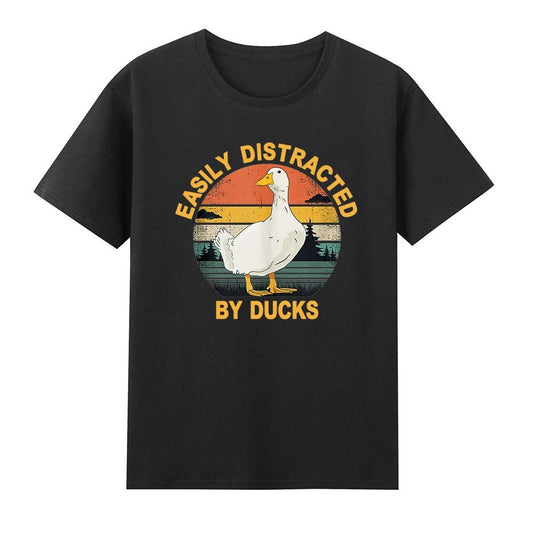Duck Easily Distracted By Ducks Funny Farmer Duck Animal T-Shirt