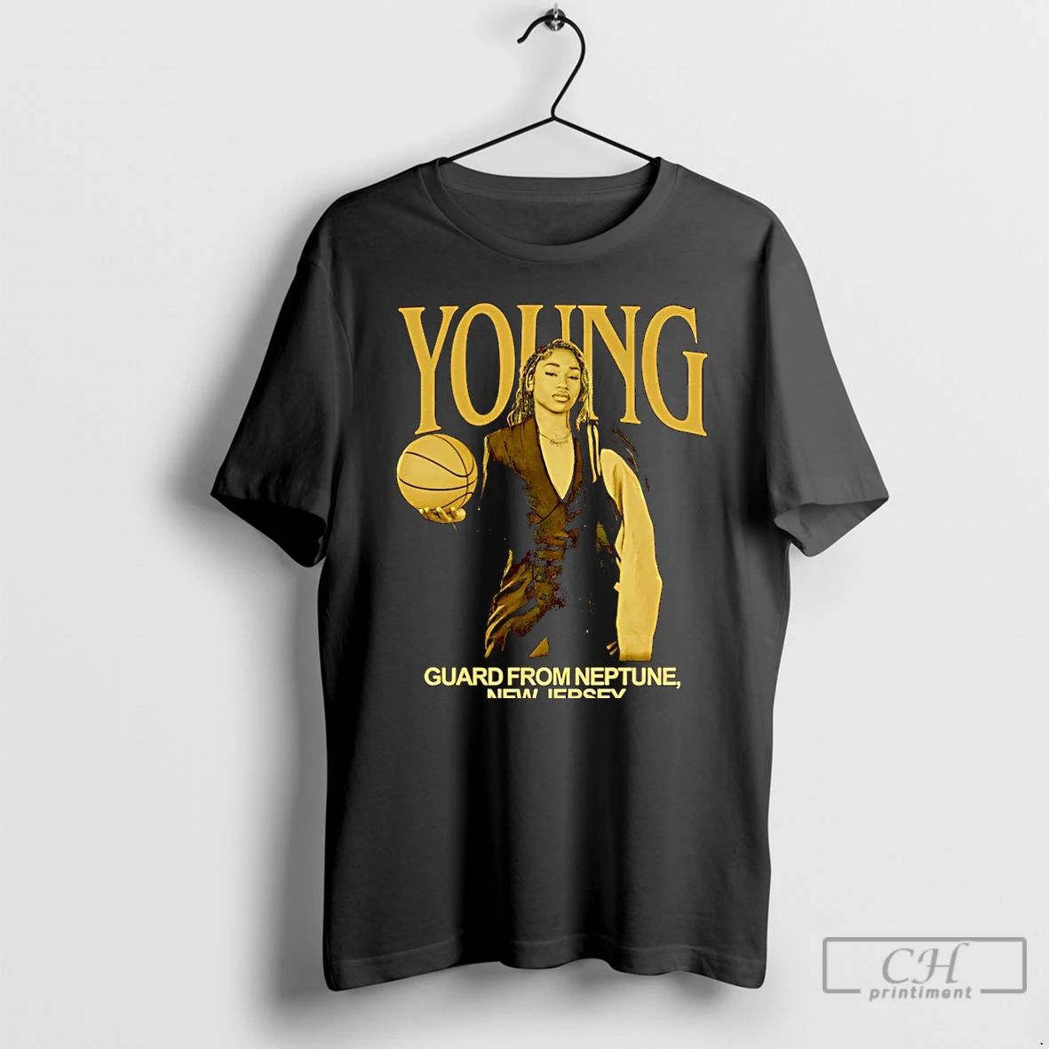 Premium Ahjanae Young West Virginia State Womens Basketball Guard From Neptune Christmas T Shirts