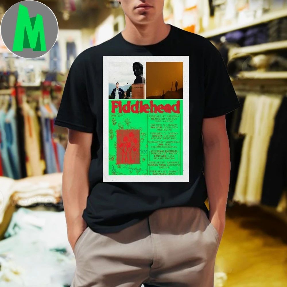 Original Fiddlehead February Shows 2026 Poster Shirt